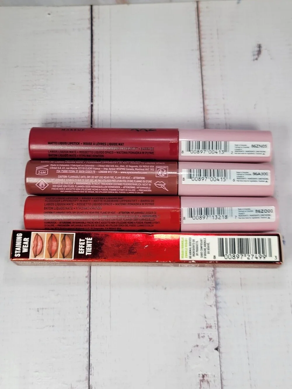 NYX Lip Lingerie XXL and Lip Lingerie Lip Liner Stain Bundle NEW!